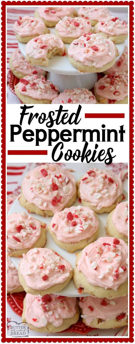 frosted-peppermint-cookies-butter-with-a-side image