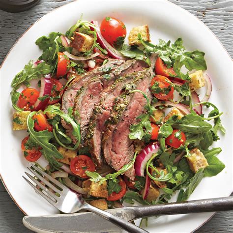 steak-and-chimichurri-salad-eatingwell image