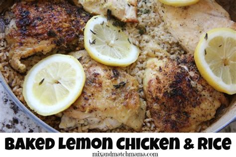 baked-lemon-chicken-and-rice-recipe-mix-match image