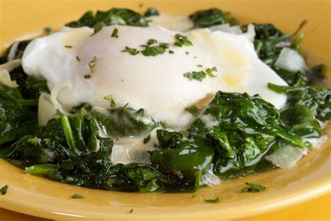 poached-eggs-florentine-with-barnaise-sauce image