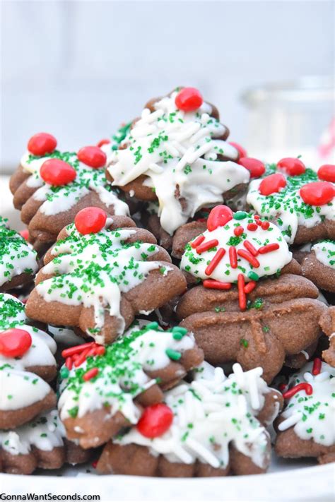 chocolate-spritz-cookies-easy-holiday-cookies image
