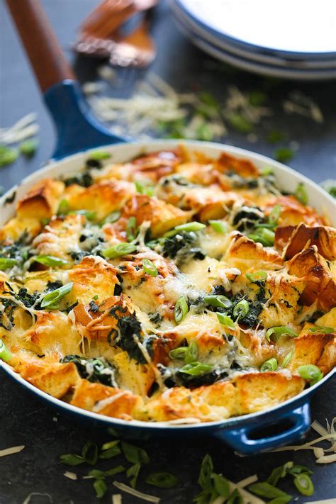 spinach-and-cheese-strata image