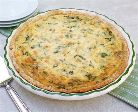 spinach-mushroom-quiche-is-the-perfect-brunch-dish image