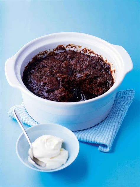 self-saucing-chocolate-pudding-recipe-delicious image