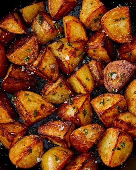 crispy-skillet-fried-potatoes-recipe-kitchn image
