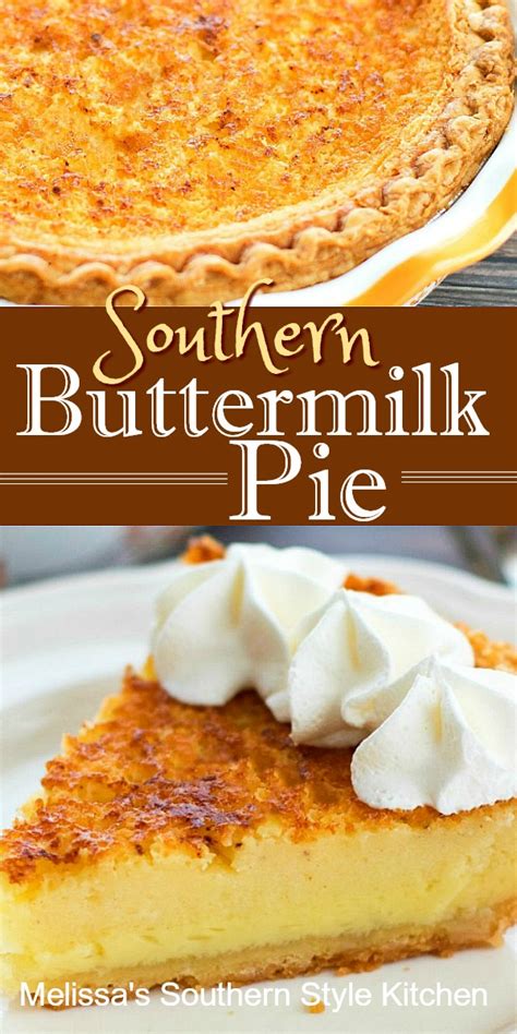 southern-buttermilk-pie-melissassouthernstylekitchencom image
