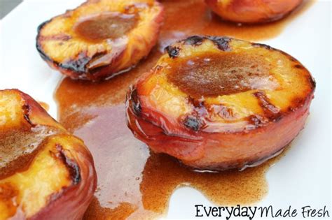 grilled-peaches-with-cinnamon-honey-sauce-everyday image