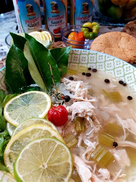bahamian-chicken-souse-black-foodie image