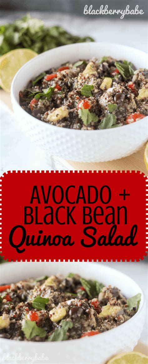 southwest-black-bean-avocado-quinoa-salad image