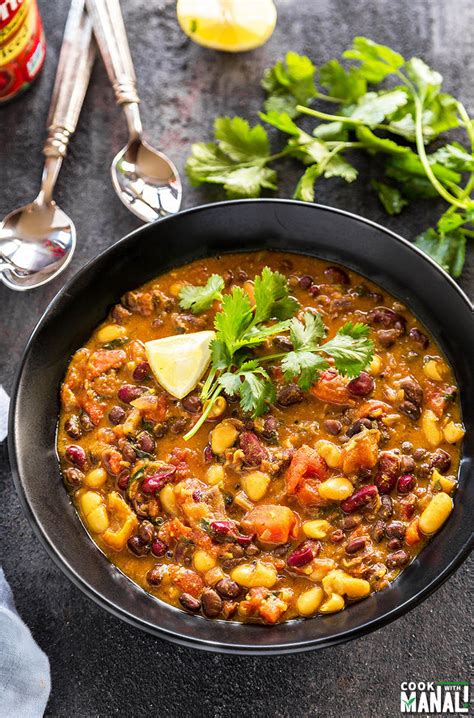 vegan-three-bean-curry-cook-with-manali image