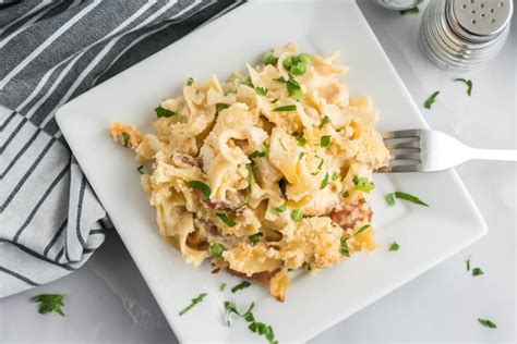 best-cheesy-chicken-noodle-casserole-recipe-easy image