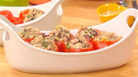 tuna-salad-stuffed-tomatoes-recipe-rachael-ray image