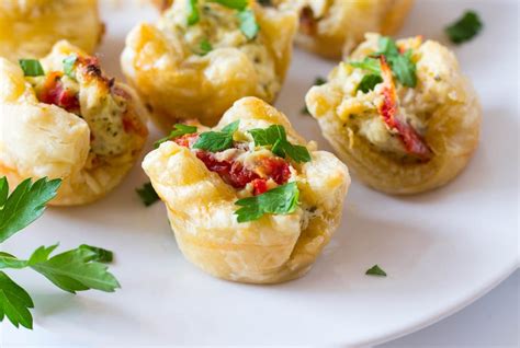 puff-pastry-pesto-chicken-bites-appetizer-no-plate image
