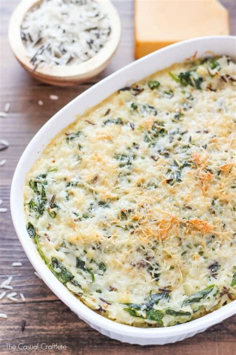 spinach-and-wild-rice-casserole-purely-katie image