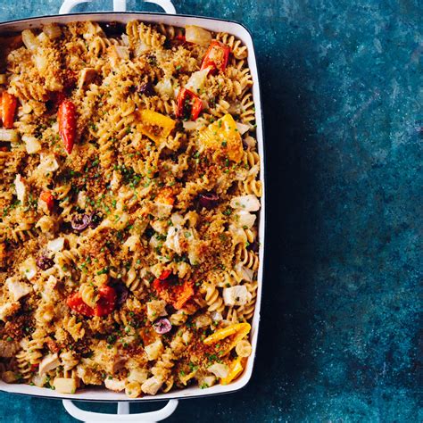 chicken-peppers-pasta-casserole-eatingwell image