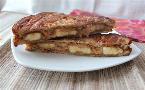 grilled-peanut-butter-banana-panini-bakersbeans image