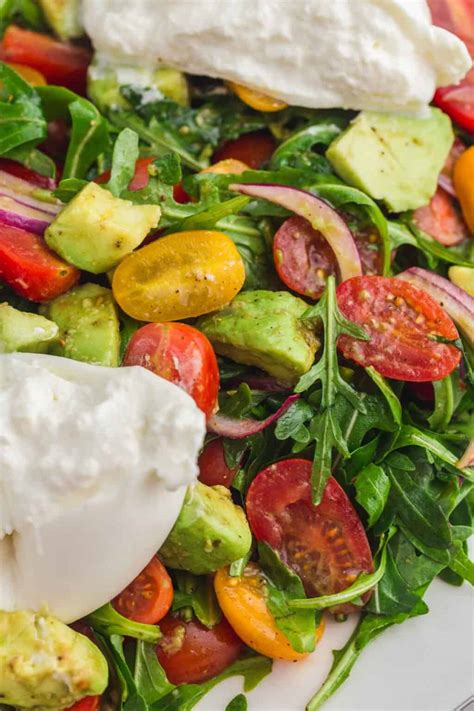 easy-burrata-salad-recipe-little-sunny-kitchen image