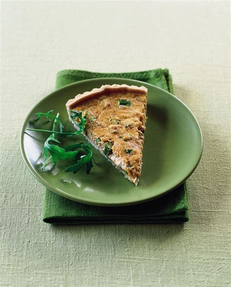 crab-and-asparagus-tart-recipe-delicious-magazine image