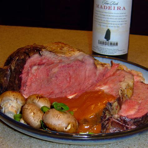 prime-rib-roast-with-madeira-wine-sauce-bigoven image