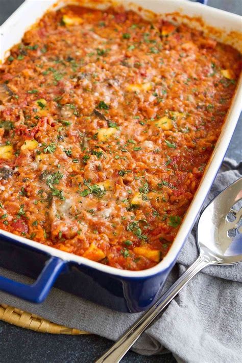 easy-turkey-zucchini-rice-casserole-healthy image