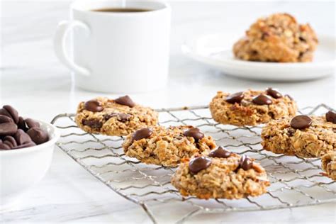 chocolate-almond-breakfast-cookies-recipe-food image