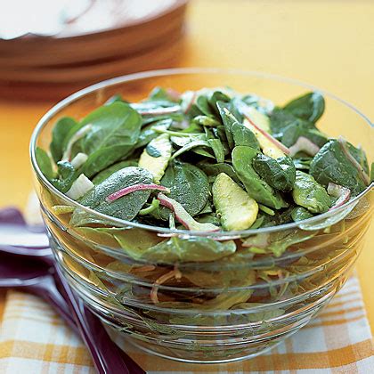 spinach-and-avocado-salad-recipe-myrecipes image