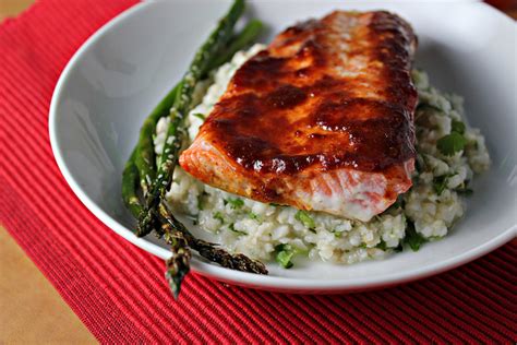 roast-salmon-with-sweet-chipotle-glaze-and-hominy image