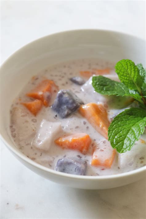 easy-ginataang-recipe-healthy-sweet-potato-coconut image