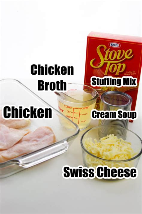 swiss-chicken-bake-with-stuffing-bake-me-some-sugar image