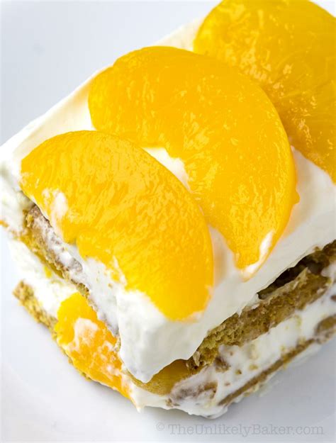 peach-icebox-cake-peach-refrigerator-cake-the image