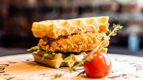 fried-chicken-waffle-sandwich-wide-open-eats image