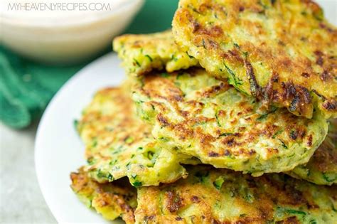 zucchini-fritters-recipe-with-a-dipping-sauce-my image