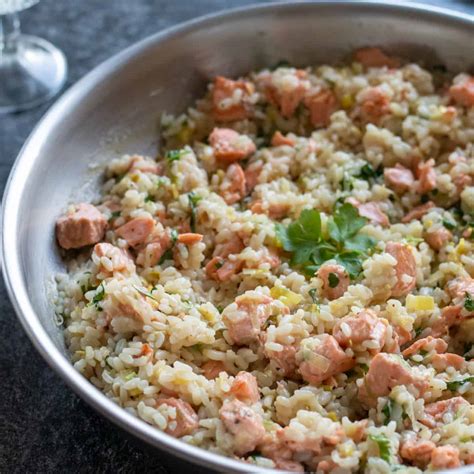 salmon-risotto-with-leeks-lemon-always-use-butter image