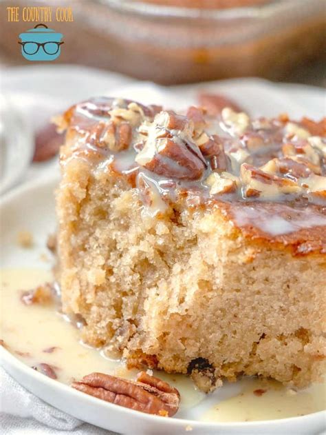 southern-pecan-praline-cake-with-butter-sauce-video image
