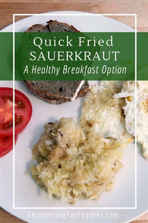 quick-fried-sauerkraut-for-breakfast-or-dinner image