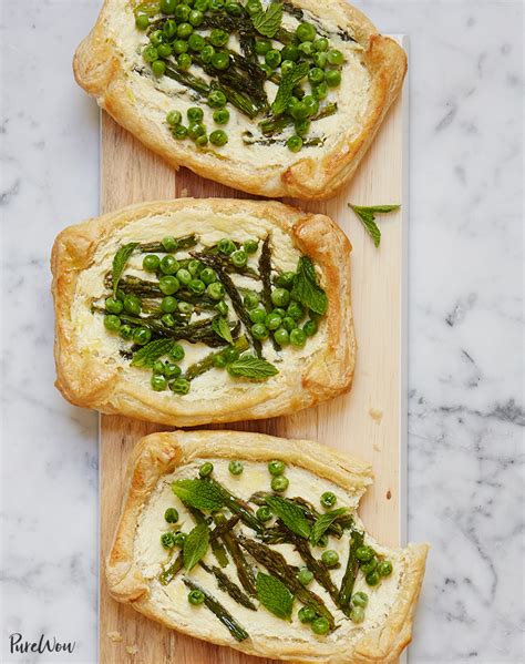 asparagus-pea-and-ricotta-tarts-purewow image