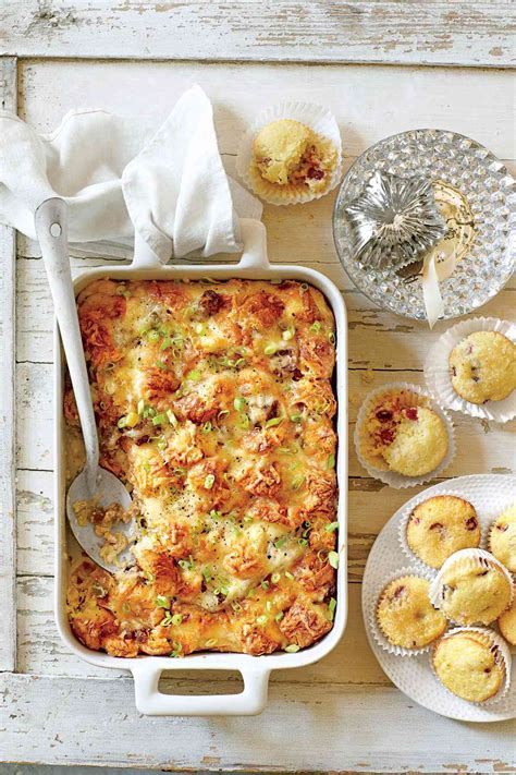 cheesy-sausage-and-croissant-casserole-recipe-southern-living image