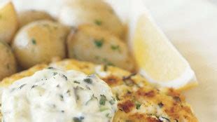 new-england-fish-cakes-with-herbed-tartar-sauce image
