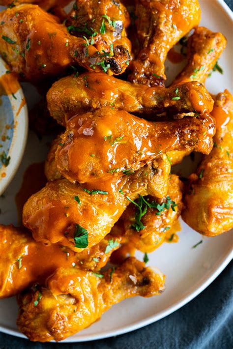 baked-buffalo-chicken-drumsticks-simply-delicious image