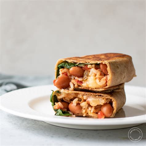 pinto-bean-and-cheese-burrito-marisa-moore-nutrition image