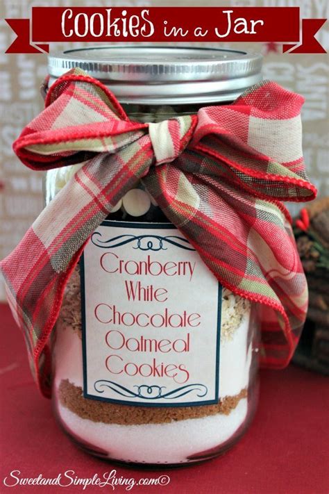 cranberry-white-chocolate-cookies-in-a-jar-sweet image