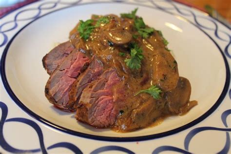 beef-tenderloin-tips-with-a-bourbon-mushroom-sauce image
