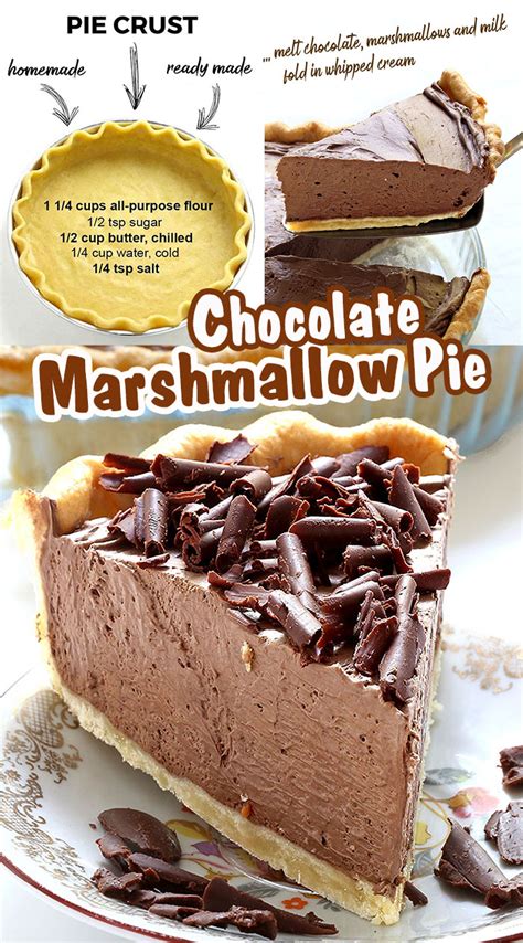 easy-chocolate-marshmallow-pie-sugar-apron image