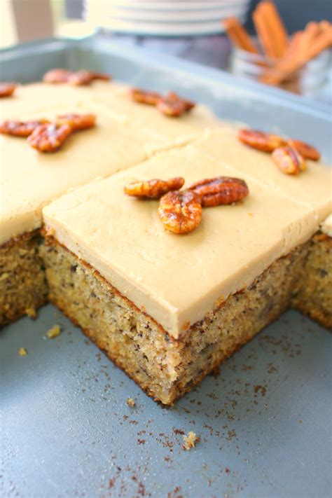 banana-pecan-sheet-cake-with-maple-frosting image