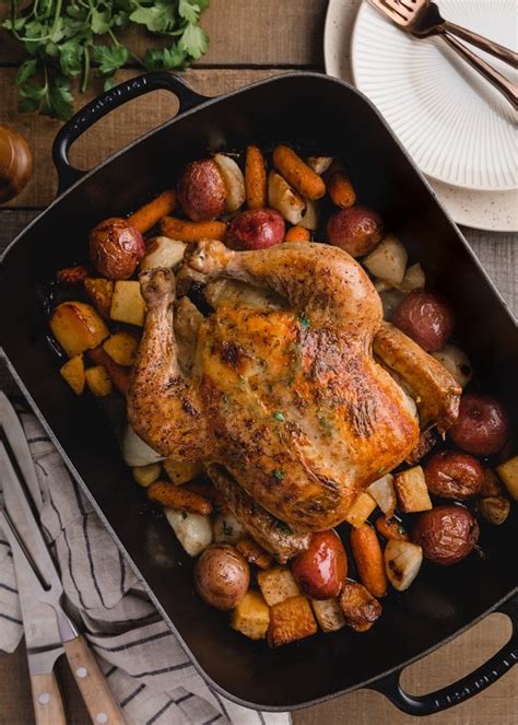 roasted-chicken-with-root-vegetables-striped-spatula image
