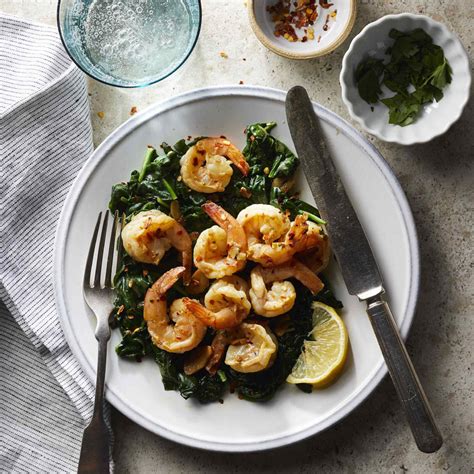 one-pot-garlicky-shrimp-spinach-recipe-eatingwell image