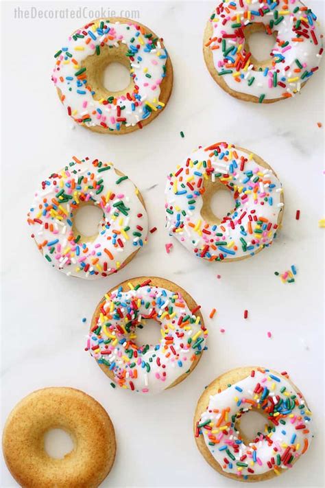 easy-baked-donut-recipe-one-bowl-quick-vanilla-doughnuts image