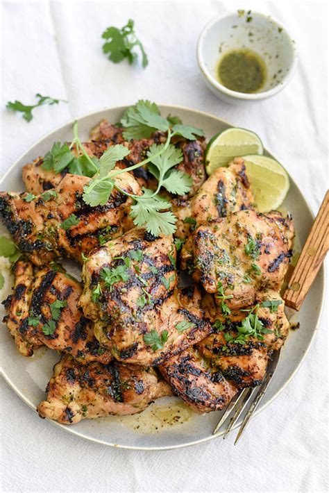 grilled-cilantro-lime-chicken-just-7-ingredients-foodiecrushcom image