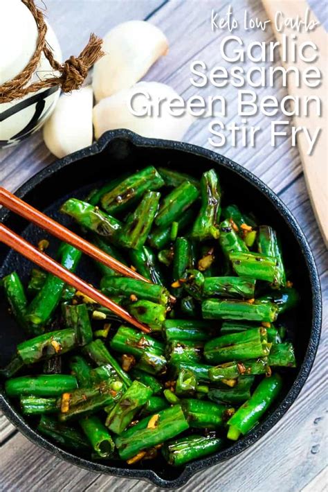 garlic-sesame-green-bean-stir-fry-10-minutes image