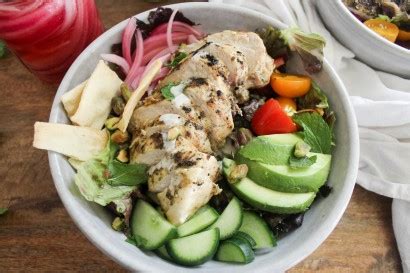 zaatar-crusted-chicken-salad-with-lemon-tahini-dressing image